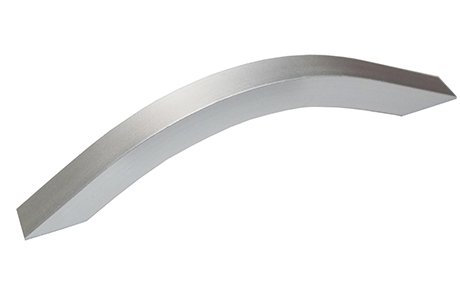 Tirador o Manilla Curva de Aluminio de 12 cm